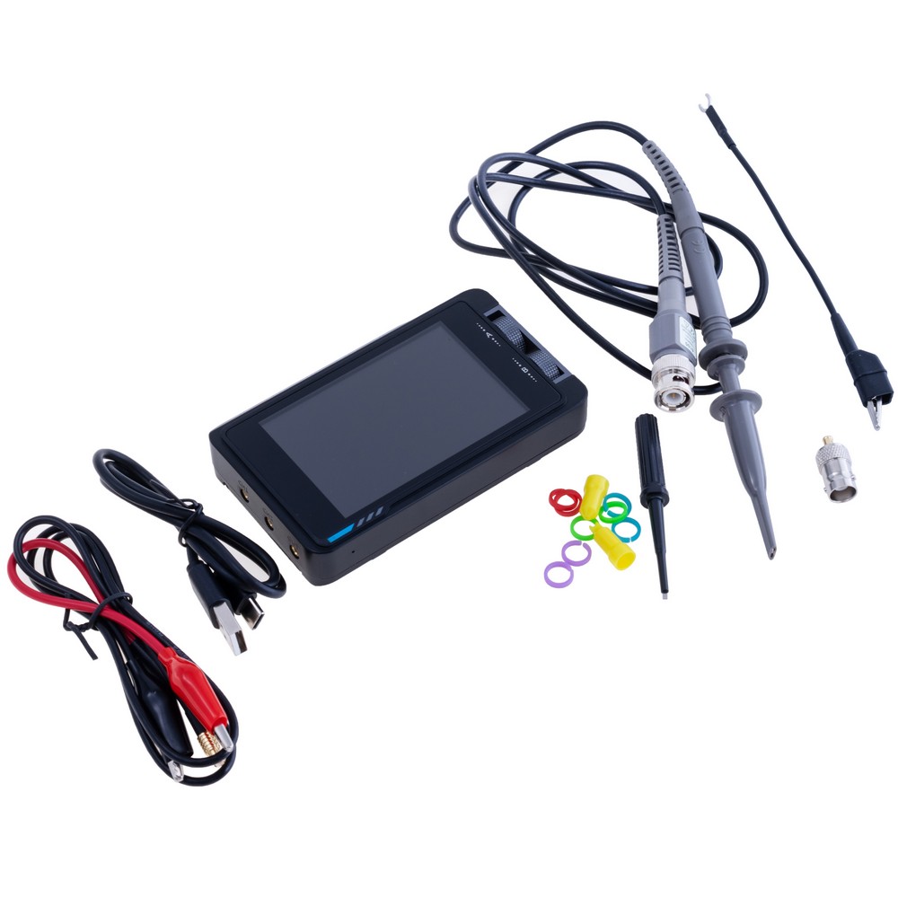 Двоканальний цифровий осцилограф DS215H Standard 2-in-1 Dual-channel Portable Oscilloscope with P6100 probe