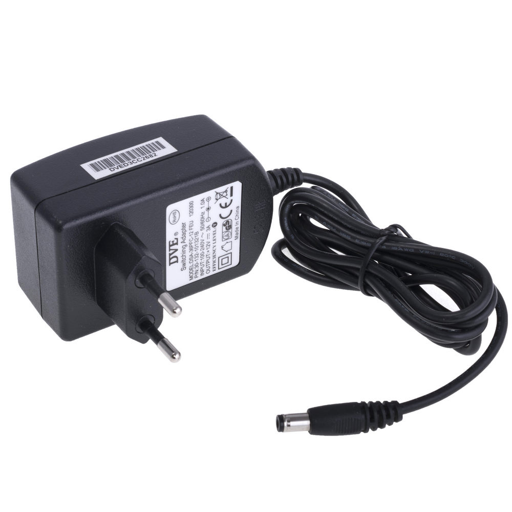 Блок живлення з вилкою 36W 12V, роз'єм:2.5x5.5мм, DSA-36PFC-12 FEU Блок живлення з вилкою 36W 12V, роз'єм:2.5x5.5мм, DSA-36PFC-12 FEU
