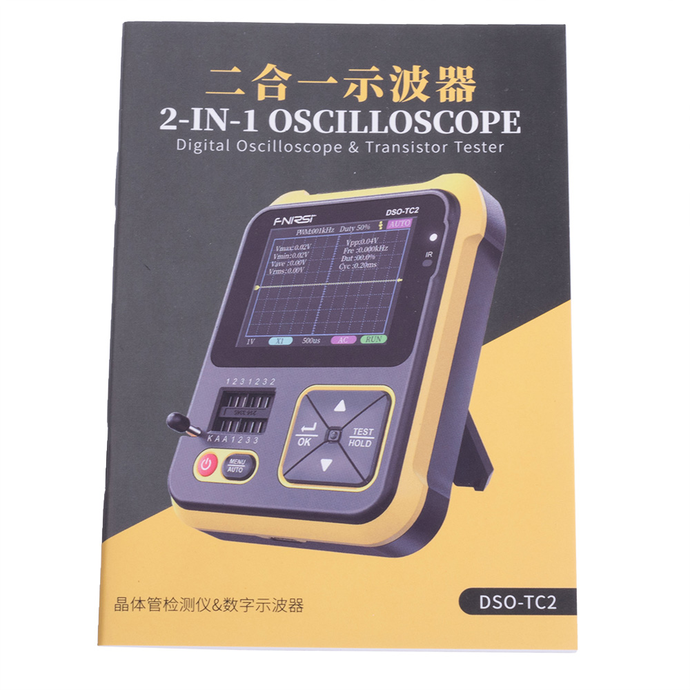 Осциллограф+тестер електронних компонентів DSO-TC2