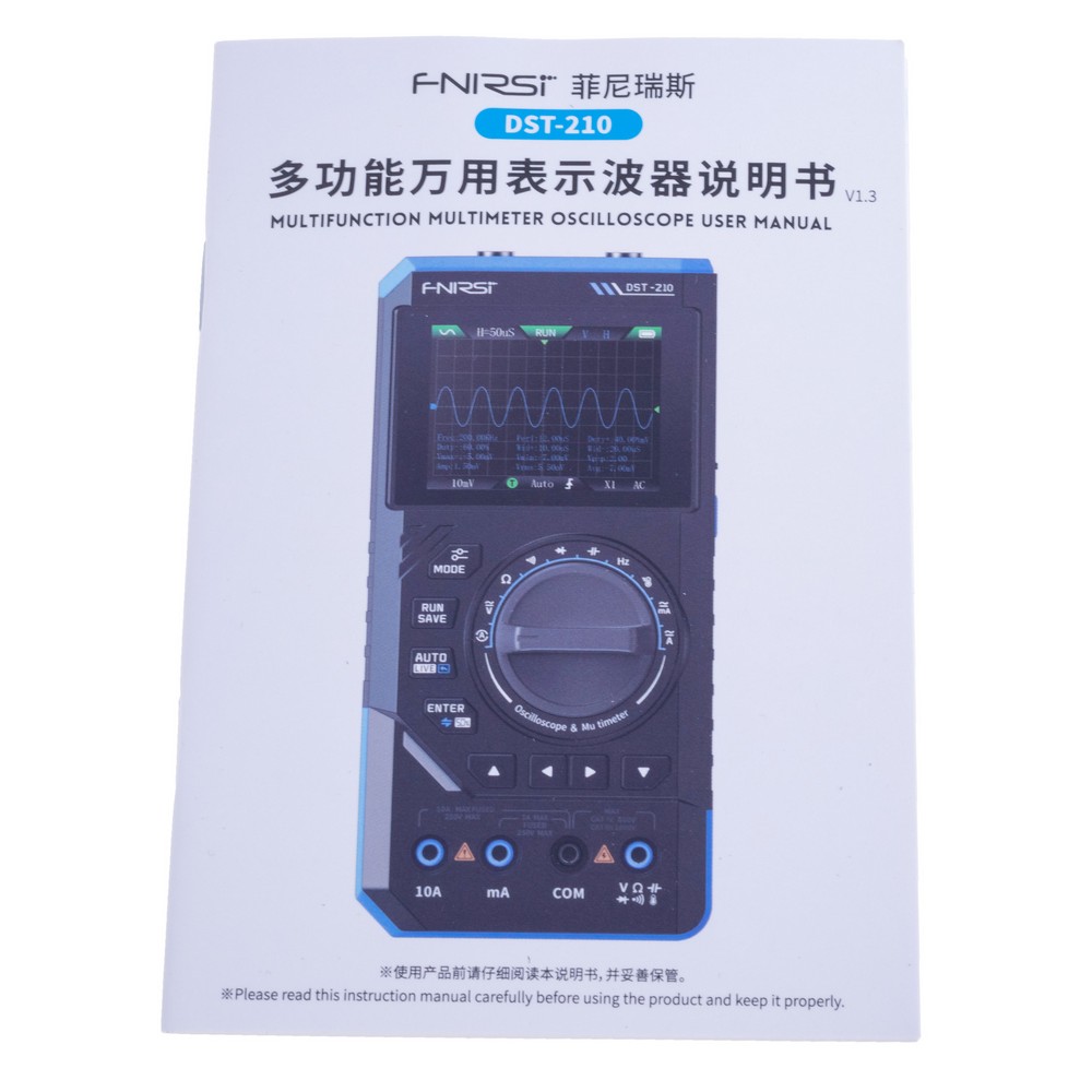 Мультиметр 3в1 DST-210 3-IN-1 Multifunction Multimeter Oscilloscope