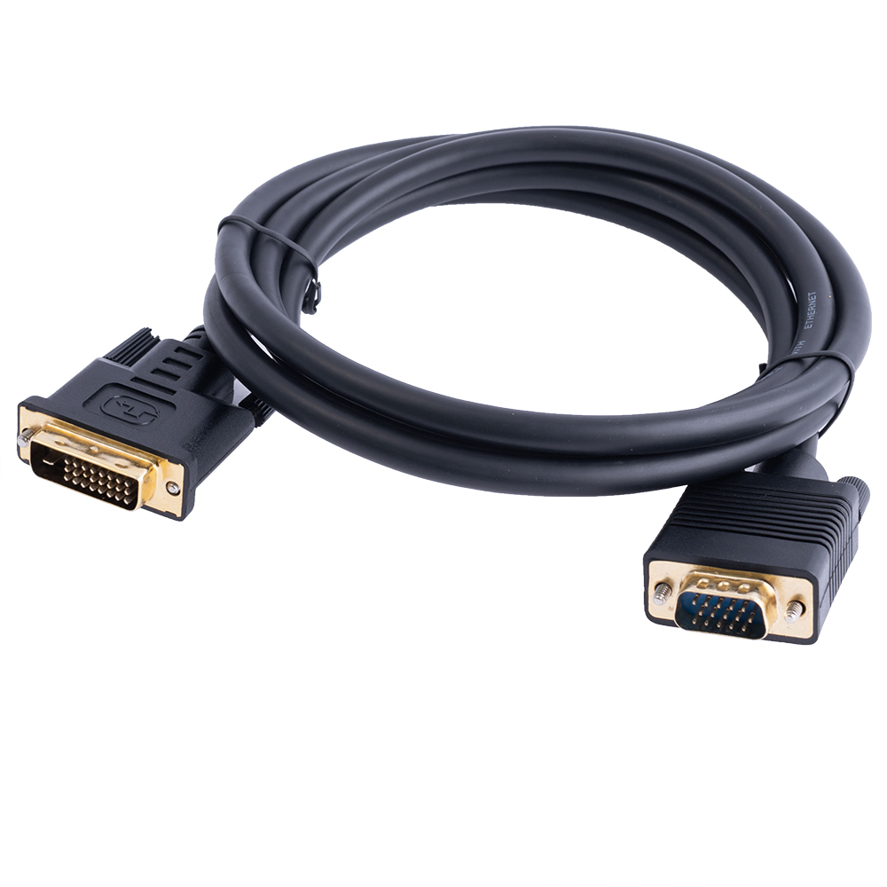 Кабель перехідник DVI в VGA "тато" 1,5M Кабель перехідник DVI в VGA "тато" 1,5M