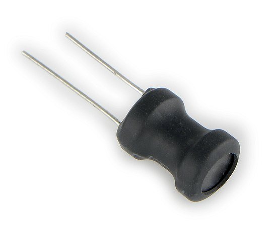 100uH 10% (DR 0912 100uH  Bochen) (Idc=1,1А, Rdc max=0,18 Ohm, радіальні виводи, d=9mm, h=12mm)