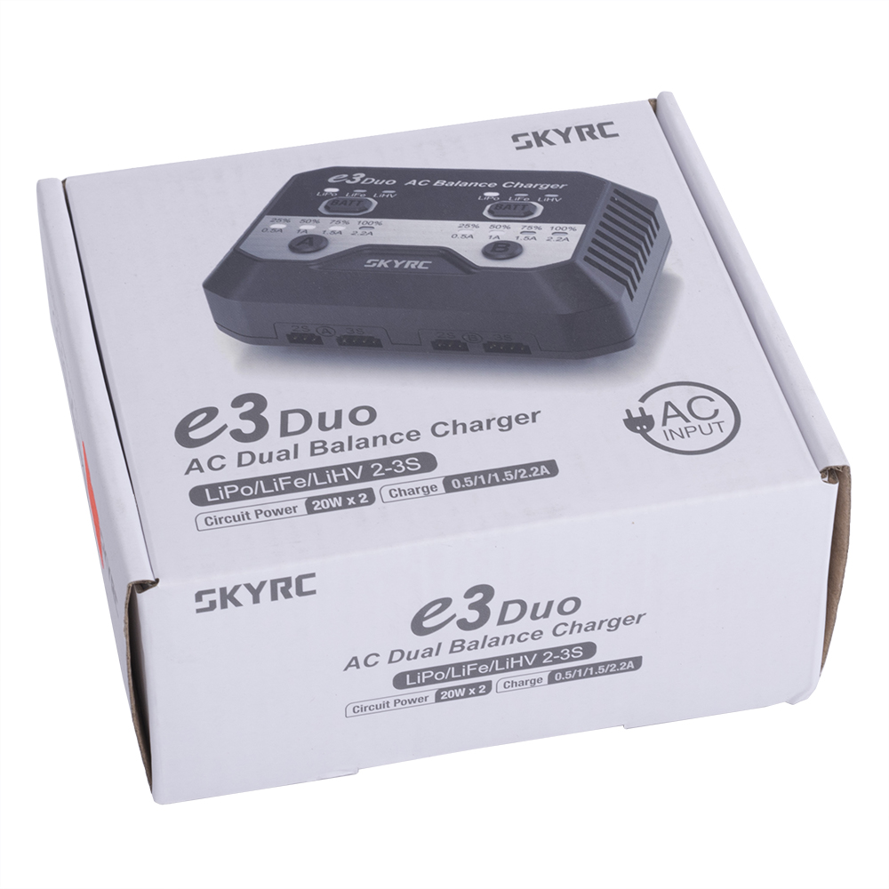 Цифровий зарядний пристрій e3 Duo (SkyRC)