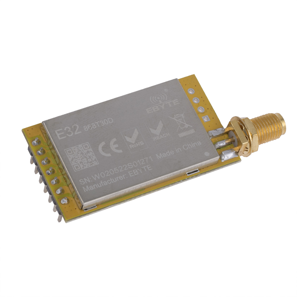 E32-868T30D (Ebyte) UART module on chip SX1276 868MHz DIP E32-868T30D (Ebyte) UART module on chip SX1276 868MHz DIP