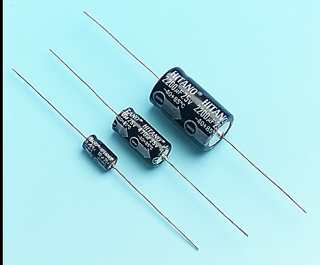 220uF 35V ECA 10x17mm (ECA221M35B-Hitano) (електролітичний конденсатор)