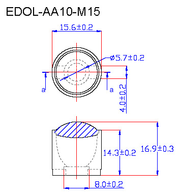 EDOL-AA10-M15 Линза
