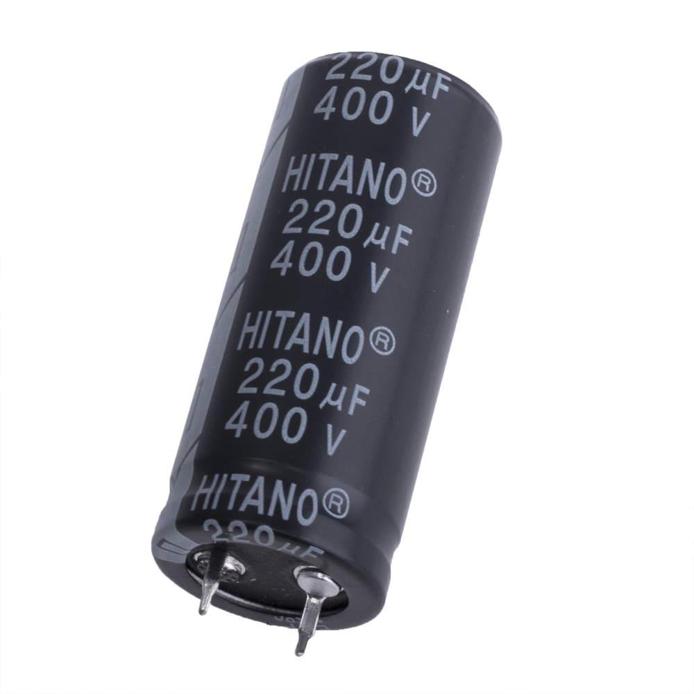 220uF 400V EHP 22x50mm (EHP221M2GBA-Hitano) (електролітичний конденсатор)