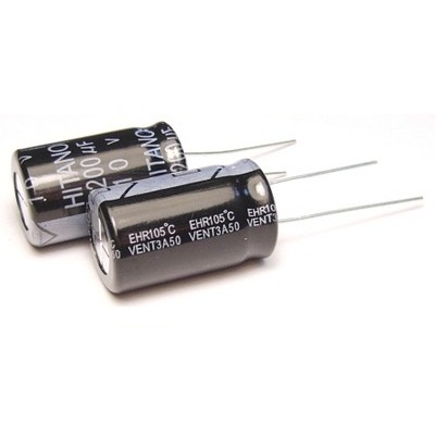 220uF 25V EHR 8x12mm (EHR221M25B-Hitano) (електролітичний конденсатор)