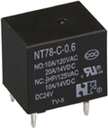 Реле NT78-C-S-10-DC24V-0.6 Ningbo Forward Relay
