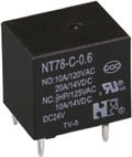 Реле NT78-C-S-10-DC12V-0.6 Ningbo Forward Relay