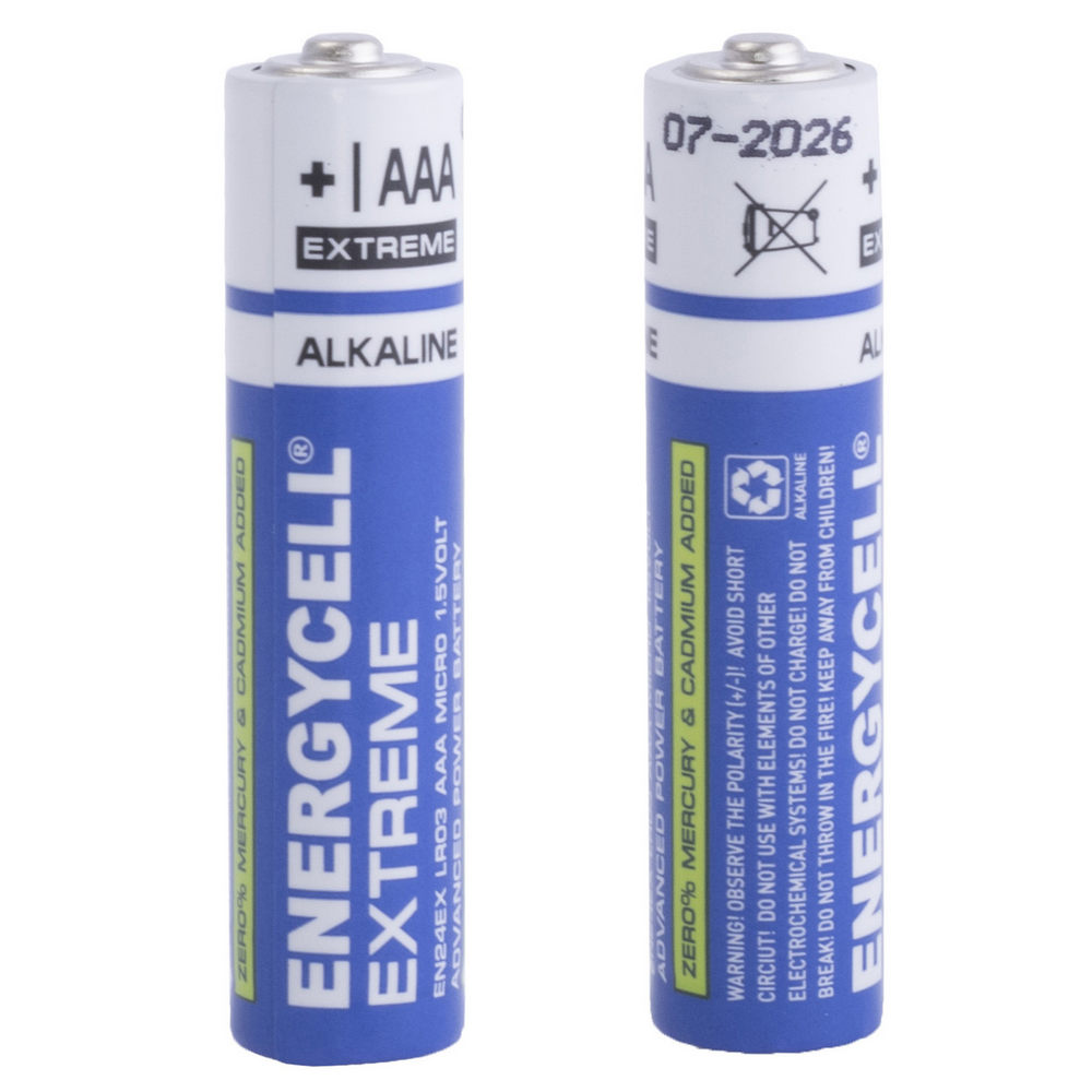 Батарейка AAA лужна 1,5V 1шт. Energycell LR03