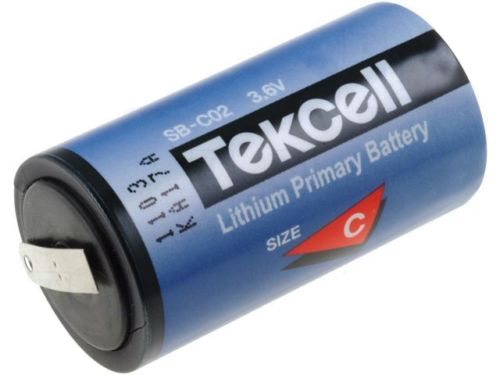Батарейка C літієва 3,6V 1шт. Tekcell BAT-ER26500CNR Батарейка C літієва 3,6V 1шт. Tekcell BAT-ER26500CNR