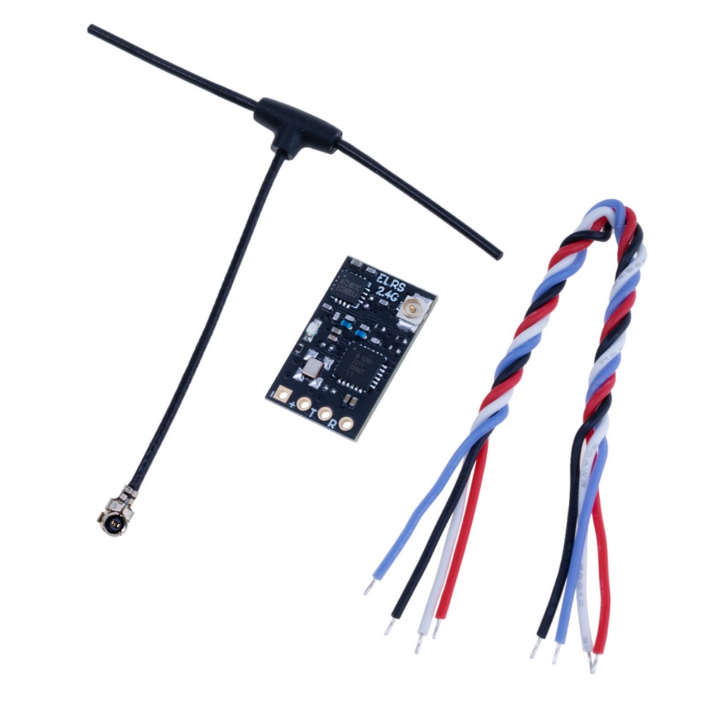 Приймач ExpressLRS з антеною RX24T 2.4G, ELRS 2.4G