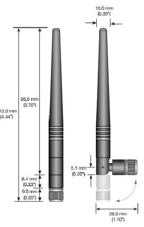 Антена 2,4 ГГц, 2,2dBi. ANT 2.4 CW-RCT SMA Linx Антена 2,4 ГГц, 2,2dBi. ANT 2.4 CW-RCT SMA Linx