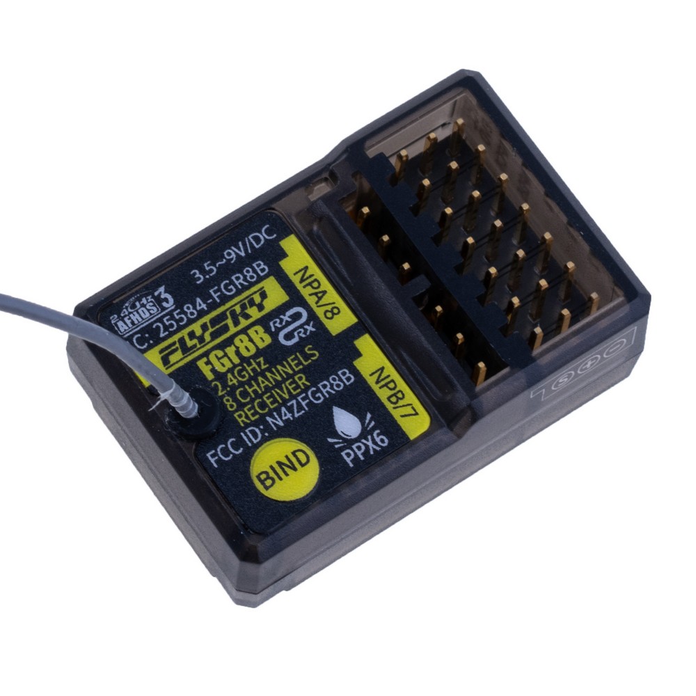 Приймач Flysky FGr8B, 2.4GHz, 8 каналів, AFHDS 3 Приймач Flysky FGr8B, 2.4GHz, 8 каналів, AFHDS 3