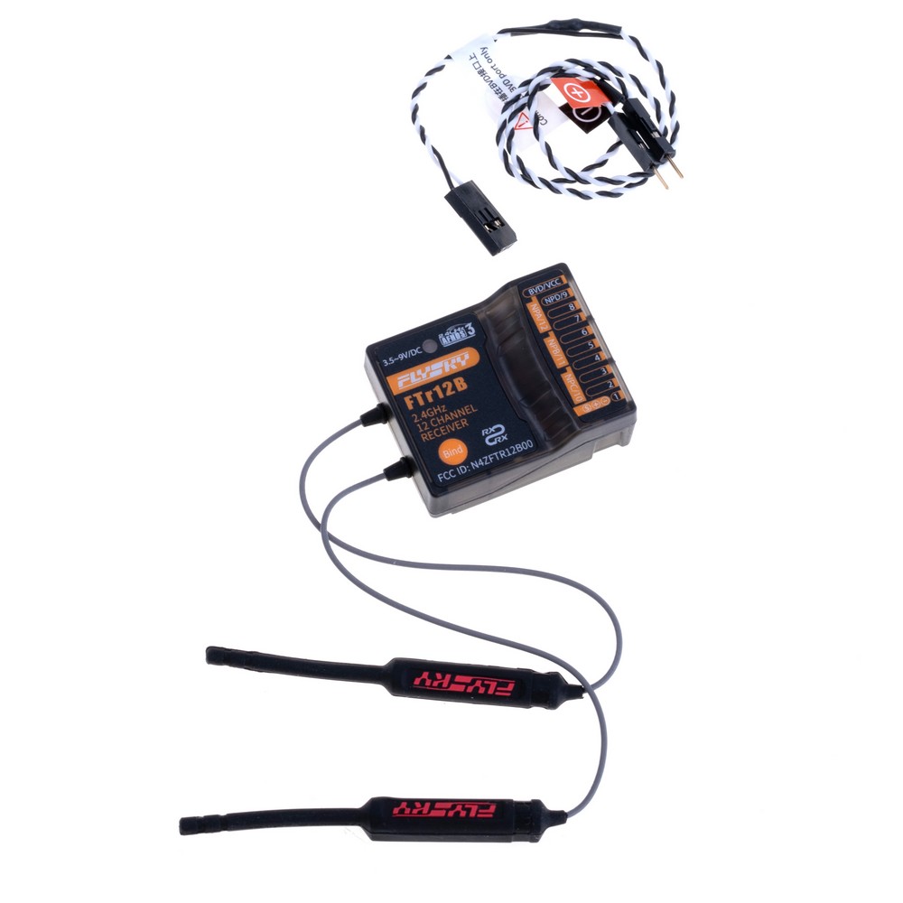 Приймач Flysky FTr12B, 2.4GHz, 12 каналів, протокол AFHDS 3 Приймач Flysky FTr12B, 2.4GHz, 12 каналів, протокол AFHDS 3