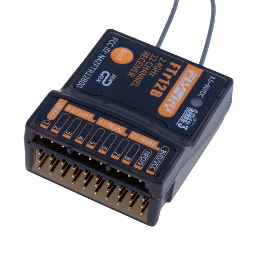 Приймач Flysky FTr12B, 2.4GHz, 12 каналів, протокол AFHDS 3 Приймач Flysky FTr12B, 2.4GHz, 12 каналів, протокол AFHDS 3