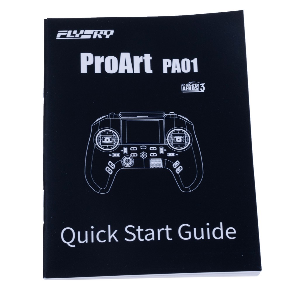 Пульт керування Flysky ProArt PA01 18 каналів, протокол AFHDS3/ELRS. Пульт керування Flysky ProArt PA01 18 каналів, протокол AFHDS3/ELRS.
