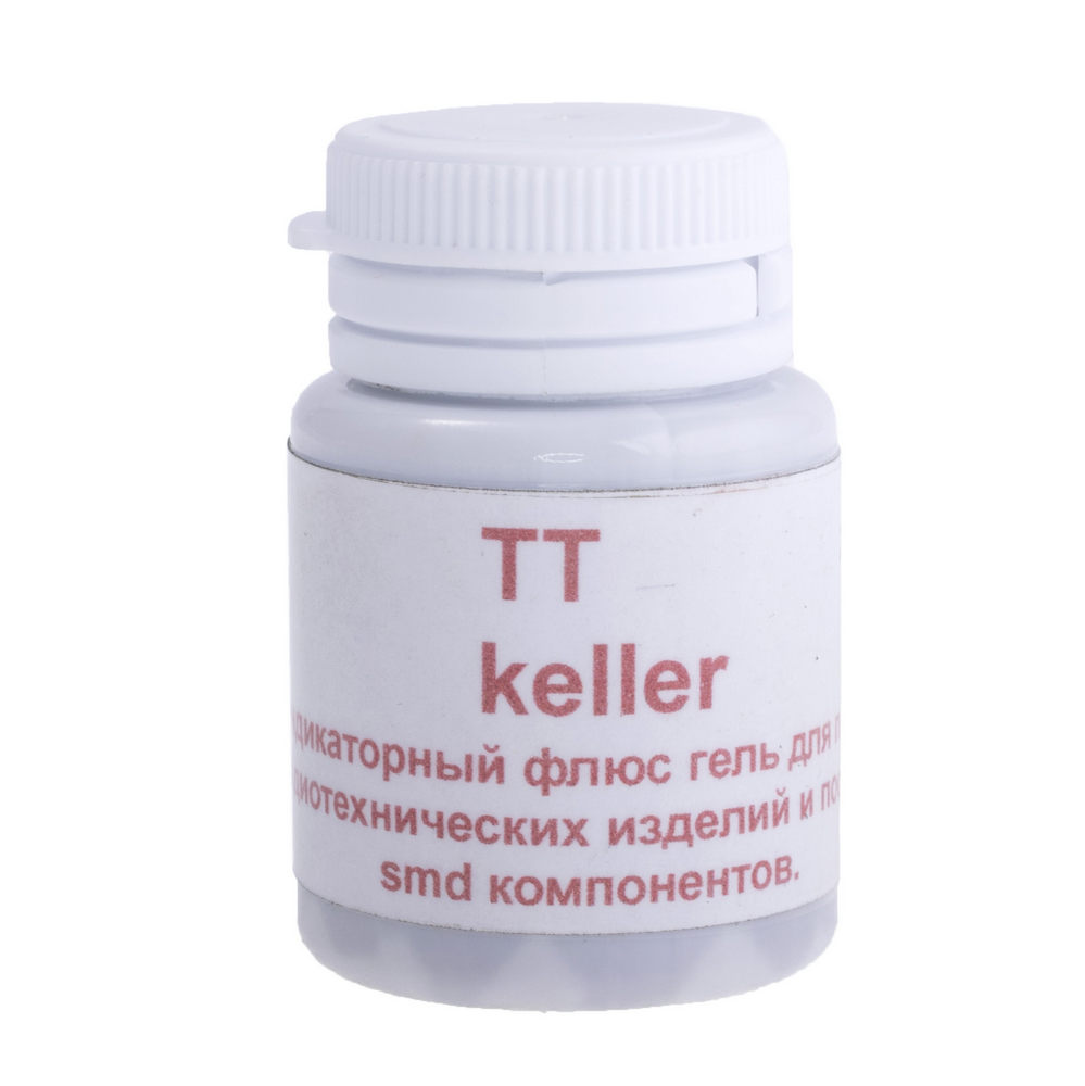 Флюс-гель паяльний TT (баночка 20 мл.) (Keller) індикаторний Флюс-гель паяльний TT (баночка 20 мл.) (Keller) індикаторний