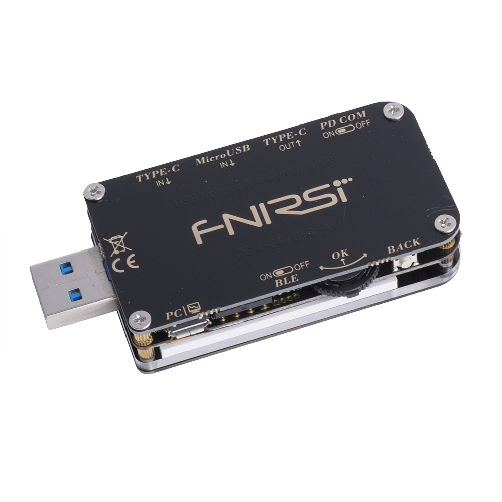 FNB48 with Bluetooth PD trigger Voltmeter ammeter Current and Voltmeter USB tester QC4 + PD3.0 2.0 PPS fast charging protocol capacity test