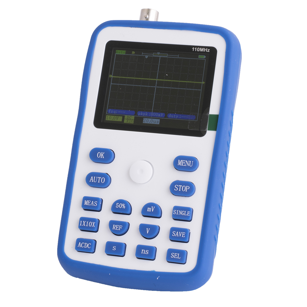 Осцилограф FNIRSI-1C15+ Professional Digital Oscilloscope 500MS/s Sampling Rate 110MHz