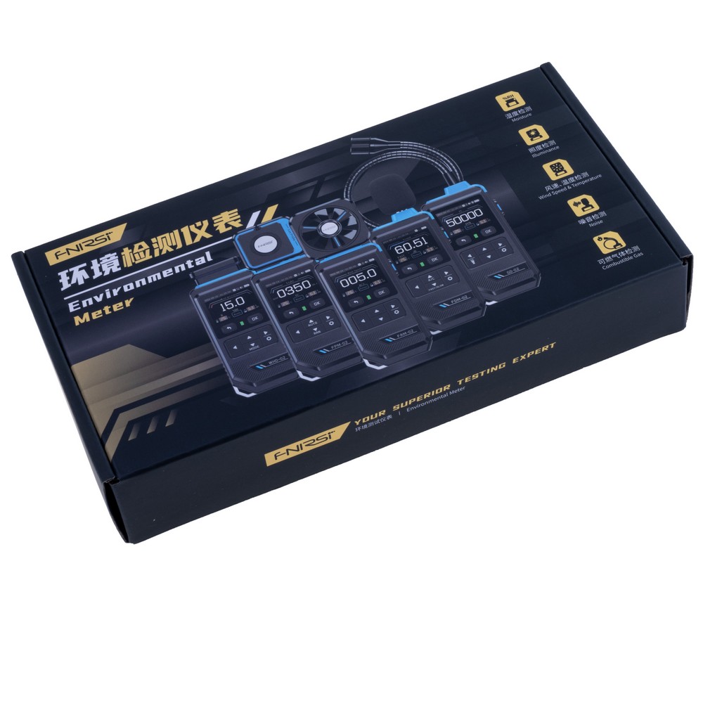 Люксметр FNIRSI FPM-02 3-in-1 color screen illuminance meter Люксметр FNIRSI FPM-02 3-in-1 color screen illuminance meter