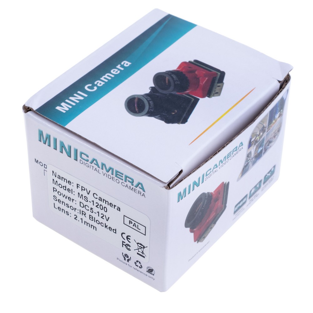 FPV-камера 25X25mm 1200TVL CMOS 2.1mm 130/120 Degree FPV Camera 16:9 PAL NTSC 5V-12V FPV-камера 25X25mm 1200TVL CMOS 2.1mm 130/120 Degree FPV Camera 16:9 PAL NTSC 5V-12V