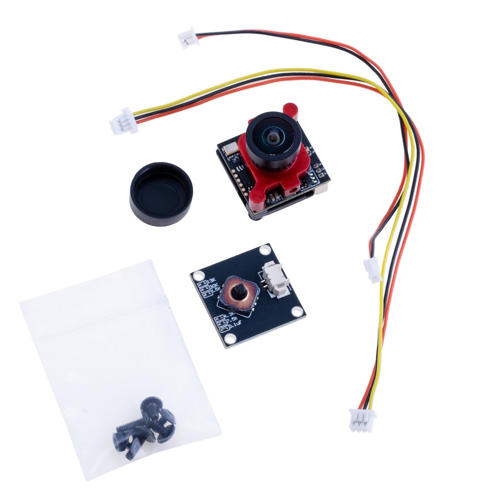 FPV-камера 1500TVL із OSD, червона FPV-камера 1500TVL із OSD, червона
