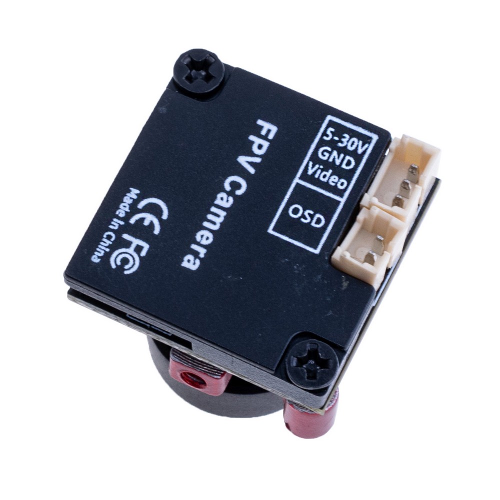 FPV-камера 1500TVL із OSD, червона FPV-камера 1500TVL із OSD, червона