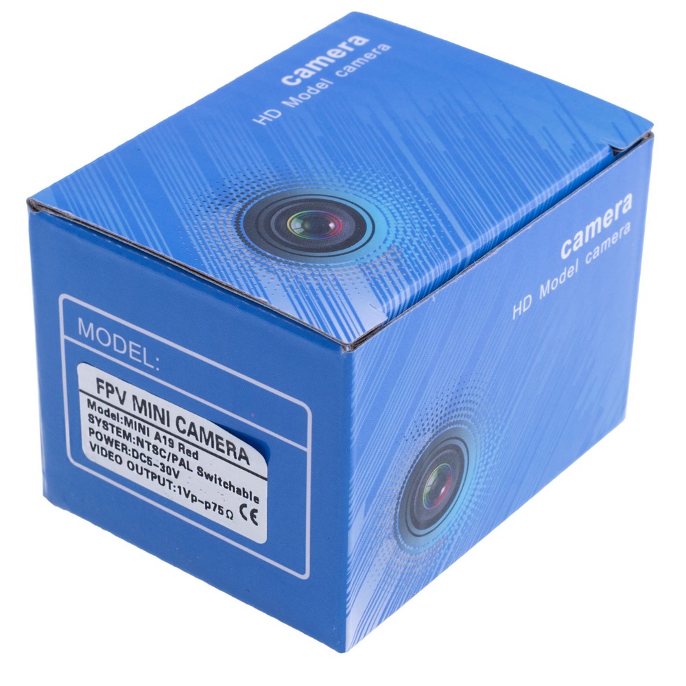 FPV-камера 1500TVL із OSD, червона FPV-камера 1500TVL із OSD, червона