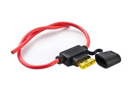 Тримач автозапобіжника типу Medium (19mm) (ZC-912D-Zeeman) (червоний дріт AWG # 18 (2м кільцем), чорний Тримач / бензино- та маслостійкий) Тримач автозапобіжника типу Medium (19mm) (ZC-912D-Zeeman) (червоний дріт AWG # 18 (2м кільцем), чорний Тримач / бензино- та маслостійкий)