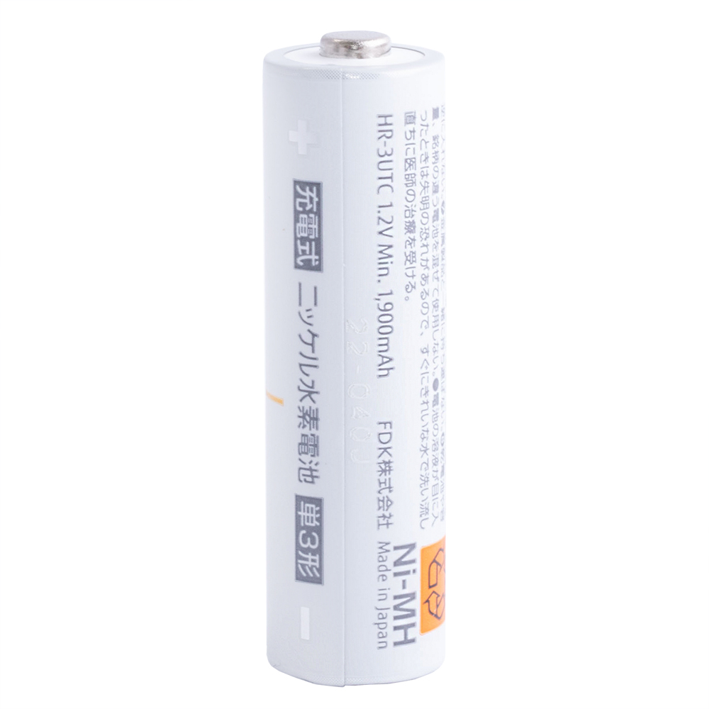 NiMH 1900mAh, 1,2V, AA FUJITSU, нікель-метал-гідридний акумулятор HR-3UTC(4B)