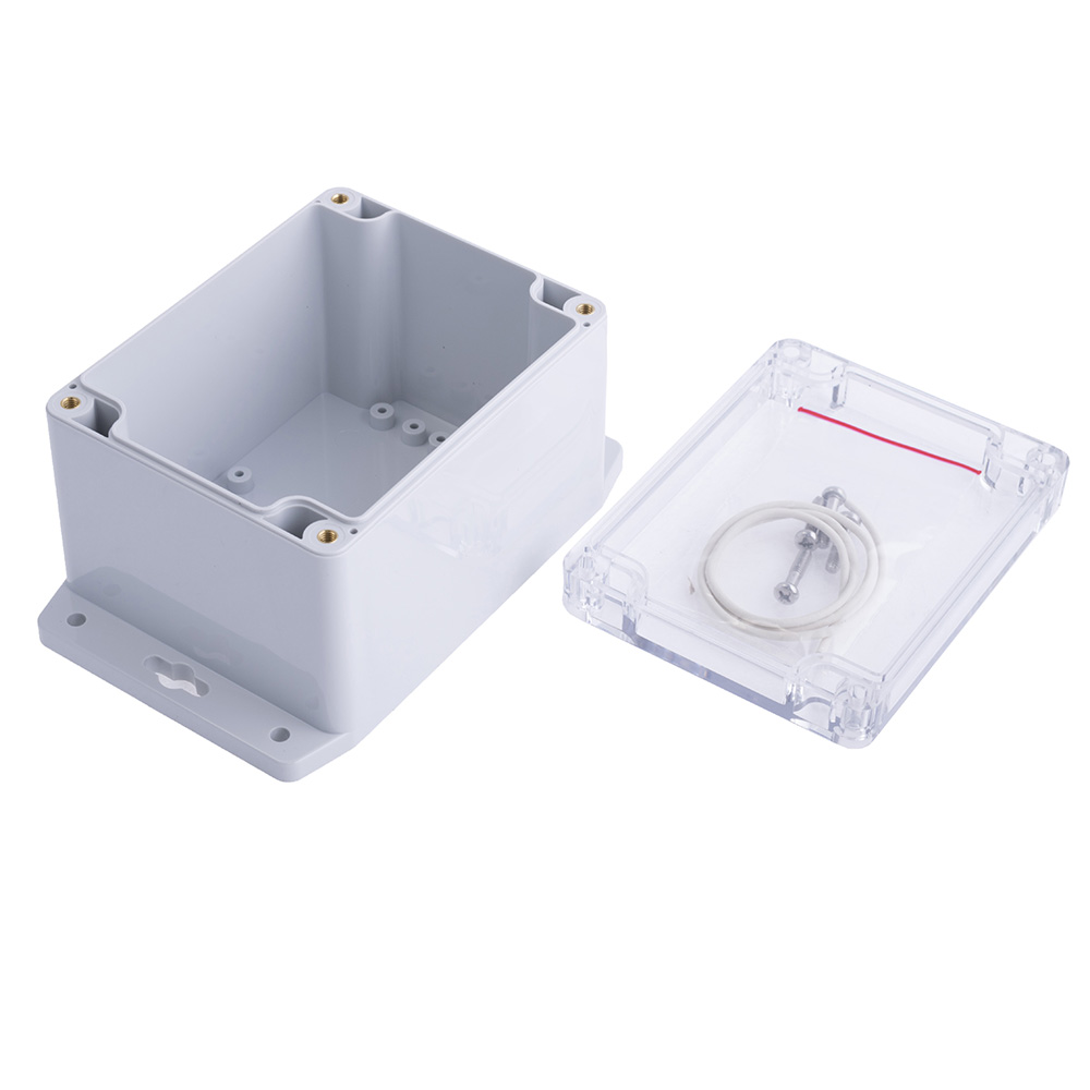 G221CMF (Gainta, корпус, PC, з прозорою кришкою, світло-сірий, 115х90х80мм)
