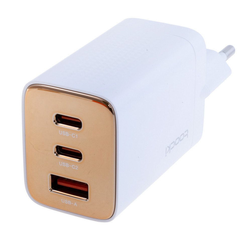 Зарядний пристрій GaN 65W, TCT65W-XR01 White Toocki Зарядний пристрій GaN 65W, TCT65W-XR01 White Toocki