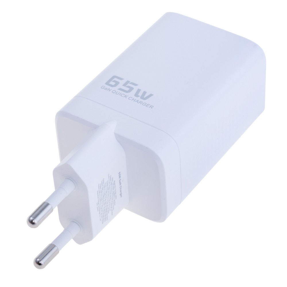 Зарядний пристрій GaN 65W, TCT65W-XR01 White Toocki Зарядний пристрій GaN 65W, TCT65W-XR01 White Toocki