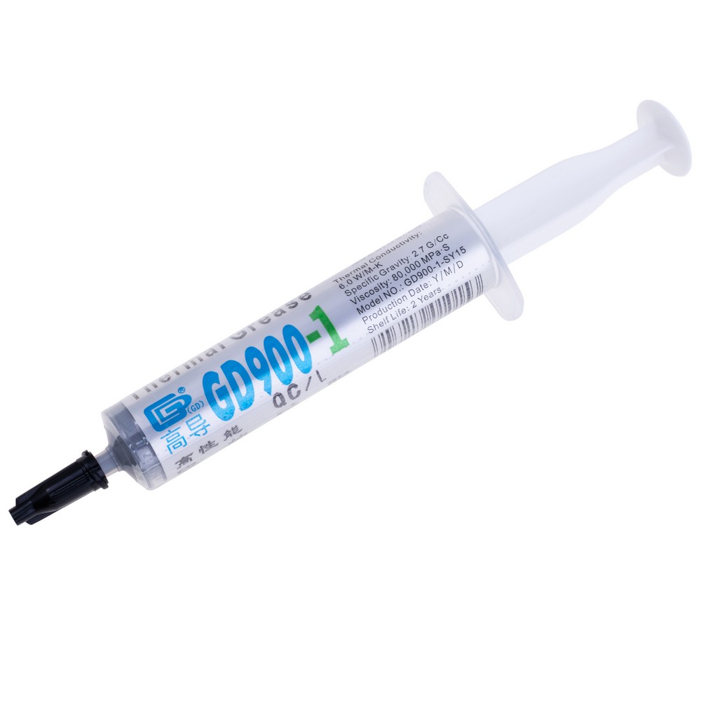 Термопаста GD900-1 15g 6.0w/m.k, в шприці