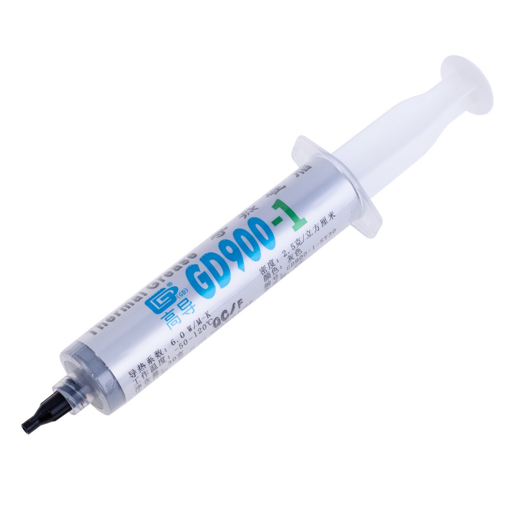 Термопаста GD900-1 30g 6.0w/m.k, в шприці