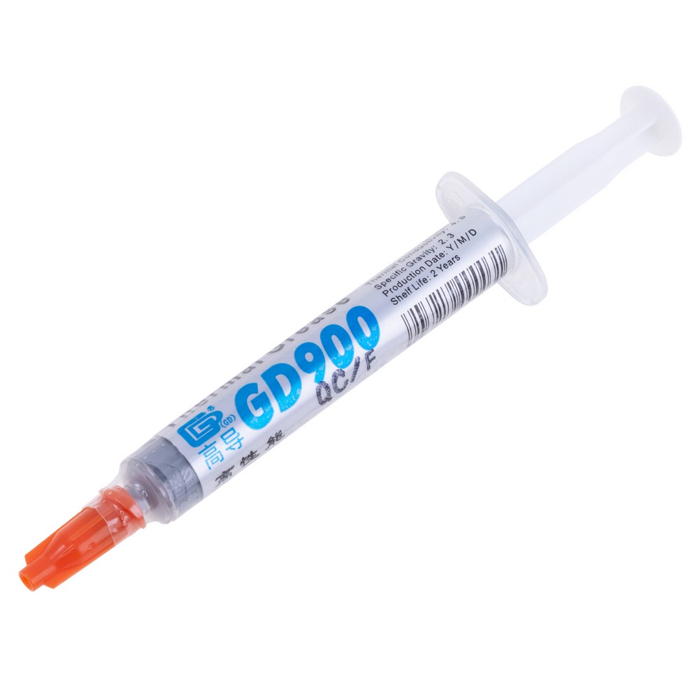 Термопаста GD900 3g 4.8w/m.k, в шприці