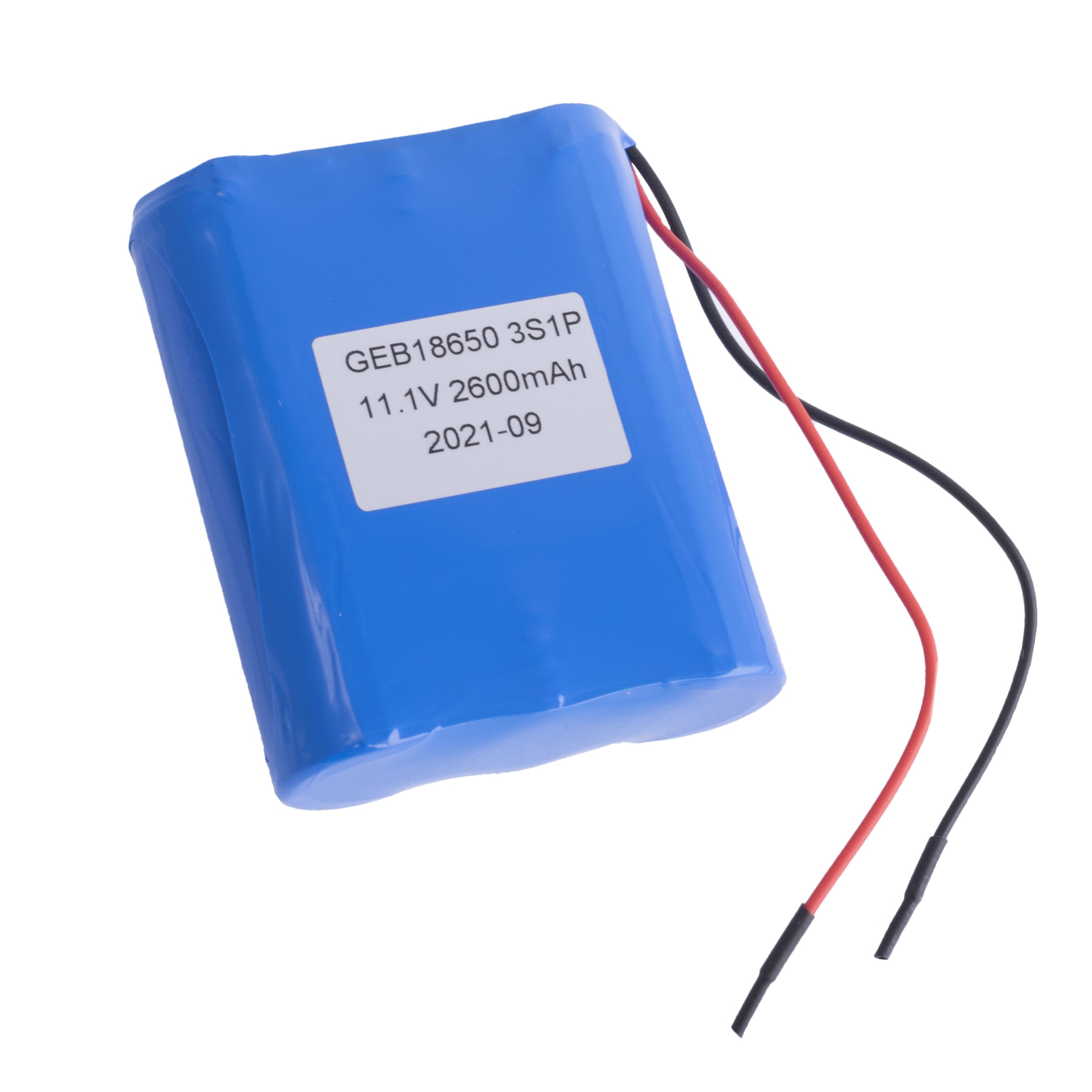 Li-Ion 2600mAh, 11,1V, 18х54х70mm GEB літій-іонний акумулятор збірка GEB18650 pack 3S1P+PCB 1C