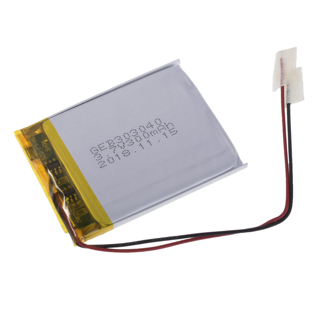 LiPo 300 mAh, 3,7V, 3x30x40мм (GEB) акумулятор літій-полімерний)