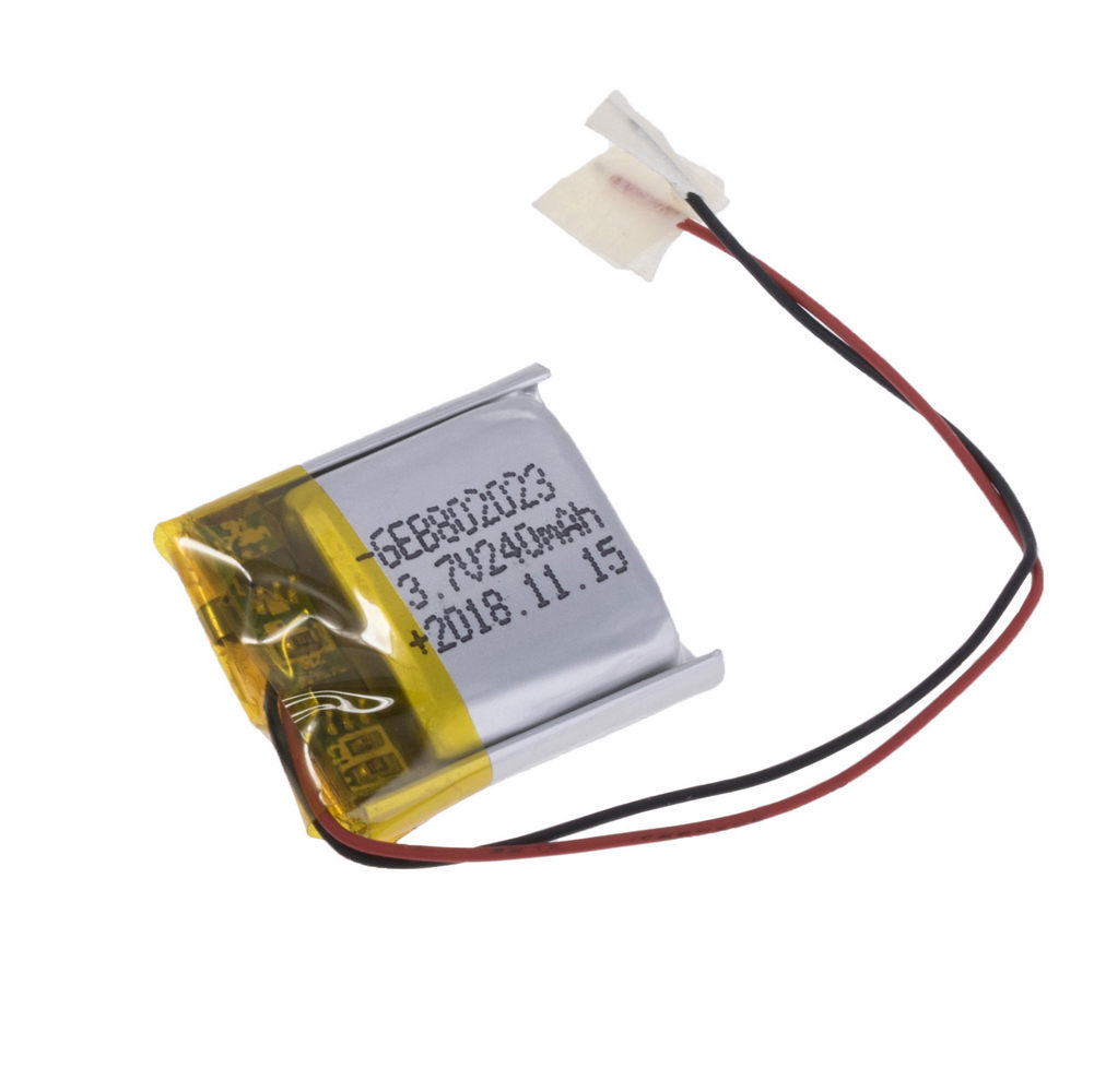 LiPo 240 mAh, 3,7V, 8x20x23мм GEB акумулятор літій-полімерний GEB802023