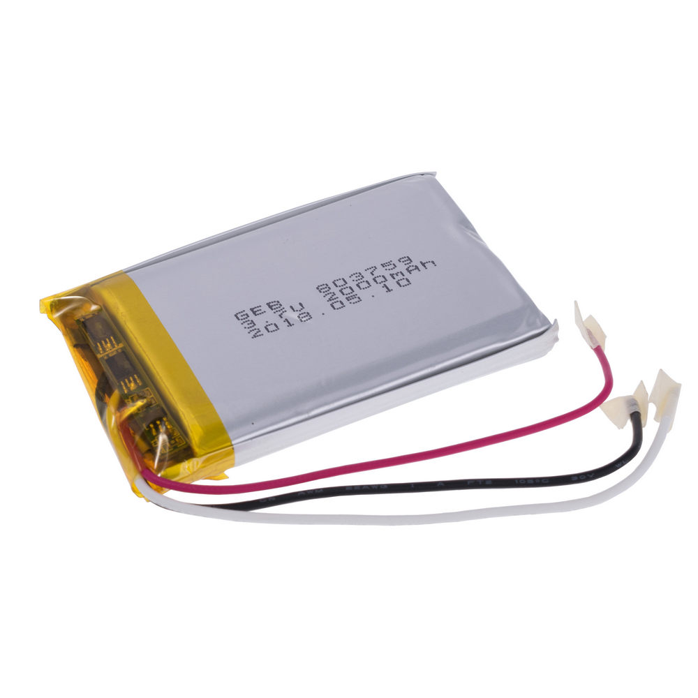 LiPo 2000 mAh, 3,7V, 8x37x59мм GEB акумулятор літій-полімерний GEB803759