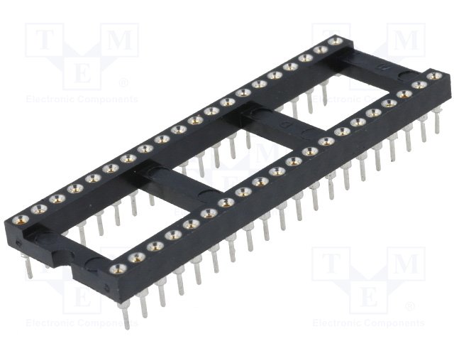 P40P (GOLD-40P Socket:DIL; PIN:40; 15.24mm) (панель для м/с) P40P (GOLD-40P Socket:DIL; PIN:40; 15.24mm) (панель для м/с)