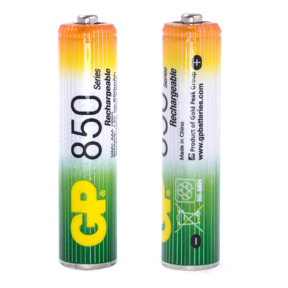 NiMH 850mAh, 1,2V, AAA GP Batteries, нікель-метал-гідридний акумулятор GP85AAA