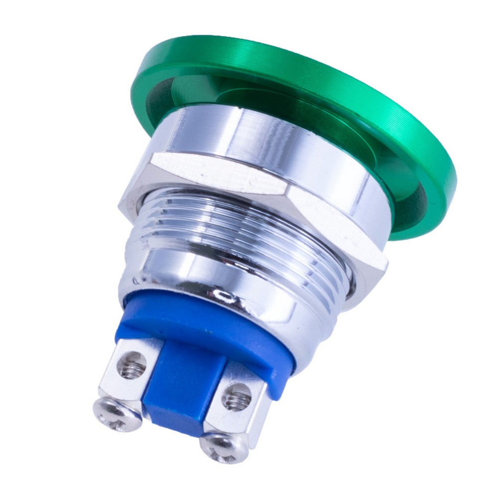 Кнопка антивандальна GQ-19D-N green
