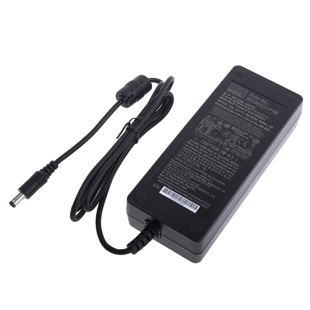 GST90A24-P1M Desktop AC Adapter 90W 24VDC 3.75A Level VI 2.5x5.5plug