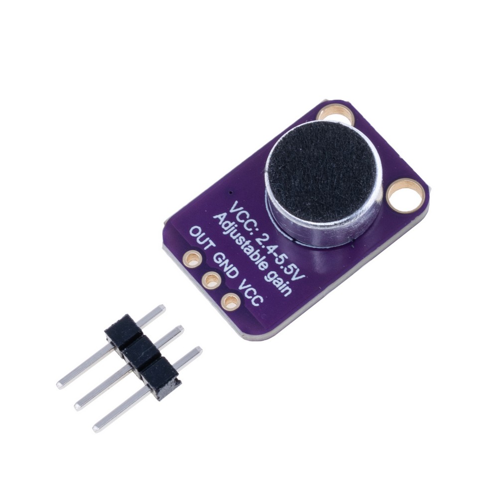 Модуль з електретним мікрофоном із підсилювачем GY-MAX4466