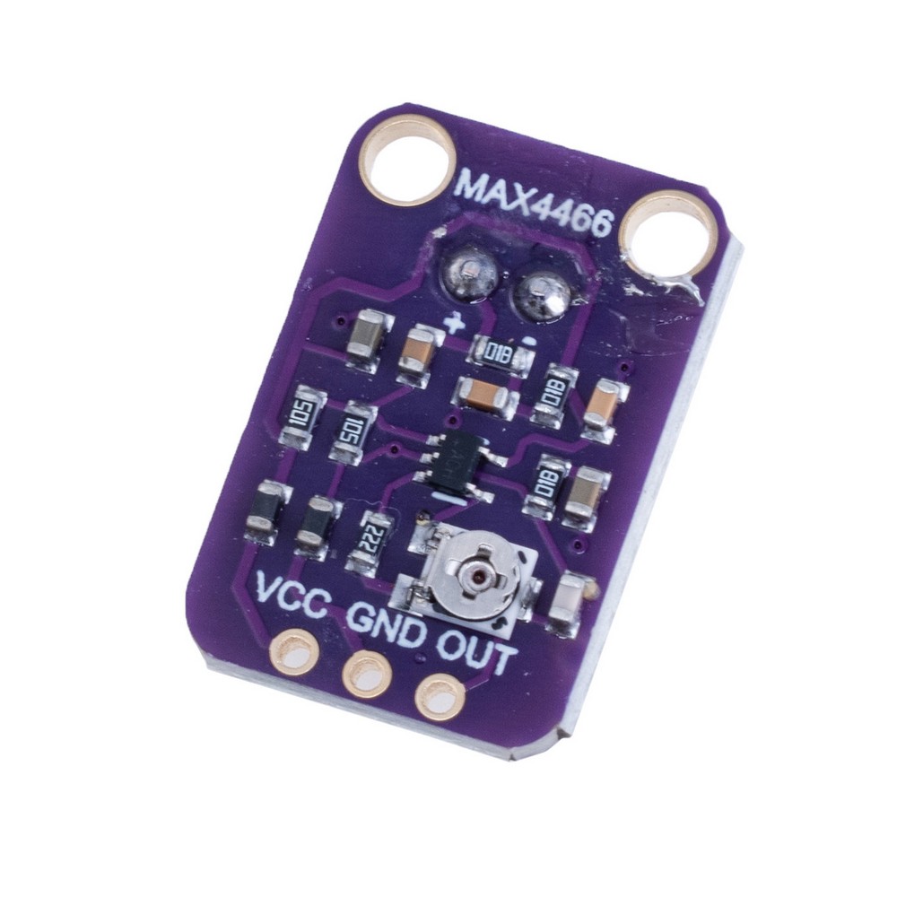 Модуль з електретним мікрофоном із підсилювачем GY-MAX4466