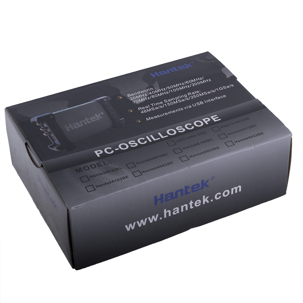Цифровий USB-Осцилограф Hantek DSO-6254BC (4ch, 250MHz, 1GSa / s)