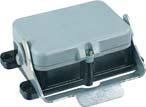 Han 48M Base Panel 1 Lever Cover (09370480301-Harting) Han 48M Base Panel 1 Lever Cover (09370480301-Harting)